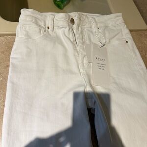 Risen White Denim Jeans NWT